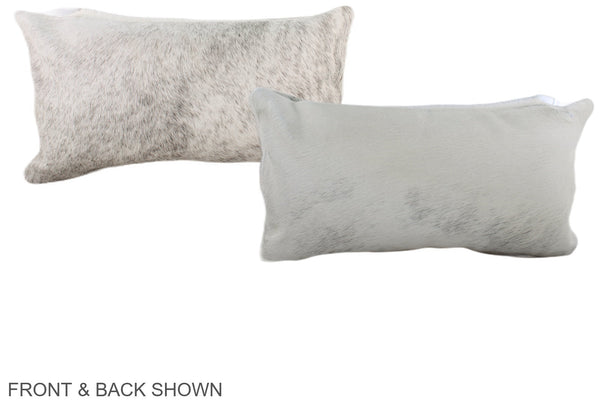 Grey Cowhide Pillow #A38022