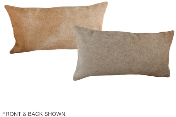 Beige Cowhide Pillow #A38023