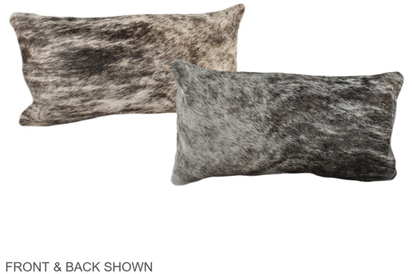 Grey Cowhide Pillow #A38040