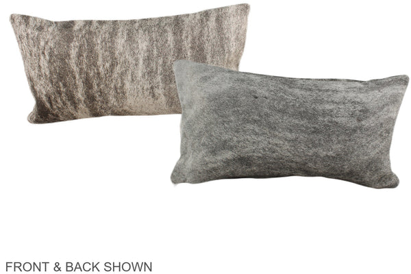 Grey Cowhide Pillow #A38047