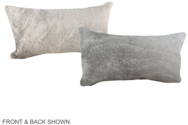 Grey Cowhide Pillow #A38052