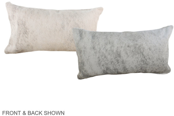 Grey Cowhide Pillow #A38056