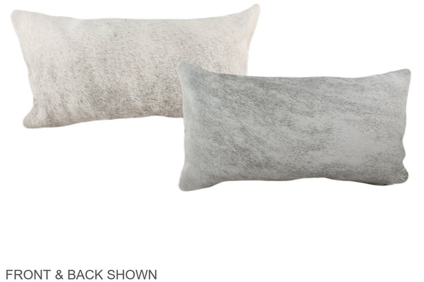 Grey Cowhide Pillow #A38059