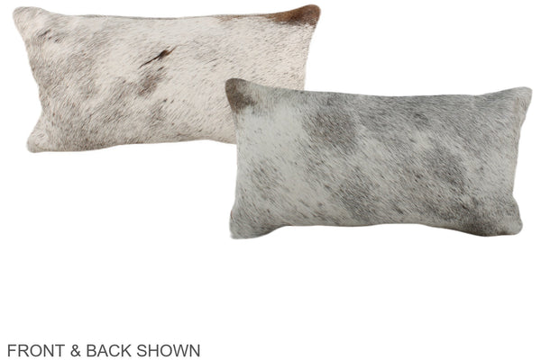 Grey Cowhide Pillow #A38067