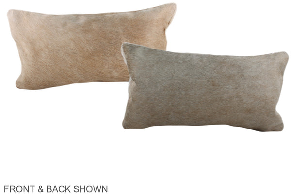 Caramel Cowhide Pillow #A38068
