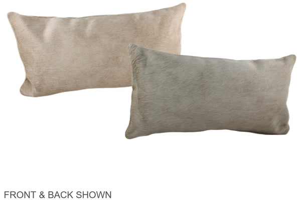 Champagne Cowhide Pillow #A38082