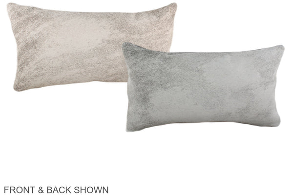 Grey Cowhide Pillow #A38127