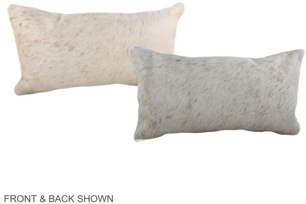 Grey Cowhide Pillow #A38139