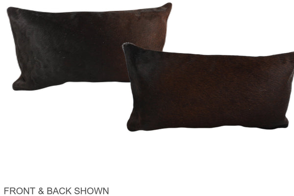 Chocolate Cowhide Pillow #A38168