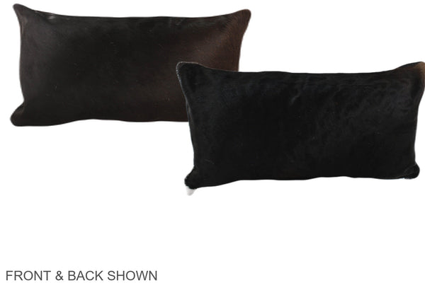 Chocolate Cowhide Pillow #A38170