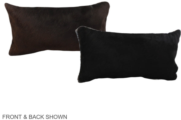Chocolate Cowhide Pillow #A38187