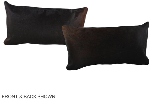 Chocolate Cowhide Pillow #A38275