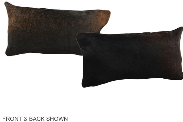 Chocolate Cowhide Pillow #A38320