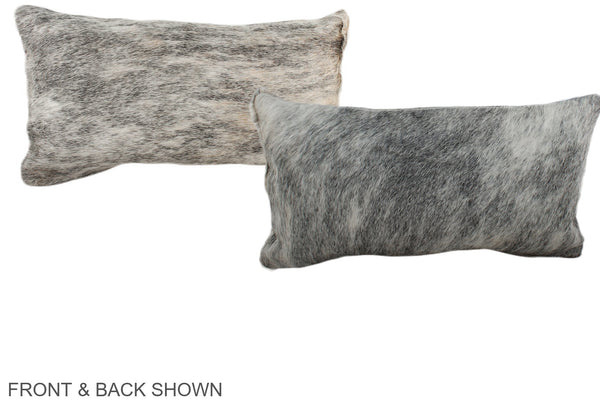 Grey Cowhide Pillow #A38330