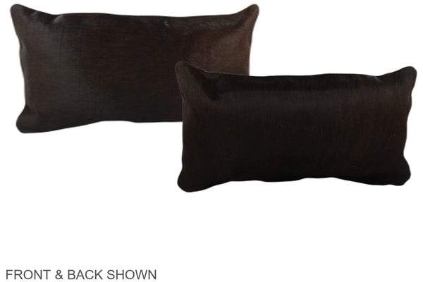 Chocolate Cowhide Pillow #A38339