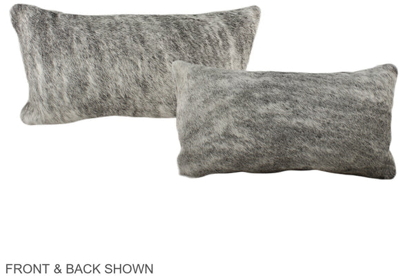 Grey Cowhide Pillow #A38344