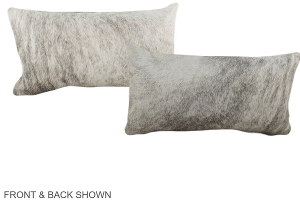 Grey Cowhide Pillow #A38368