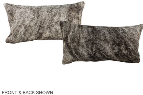 Grey Cowhide Pillow #A38397