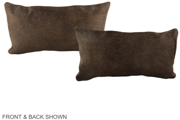 Chocolate Cowhide Pillow #A38483