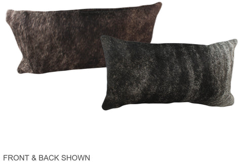 Grey Cowhide Pillow #A38542