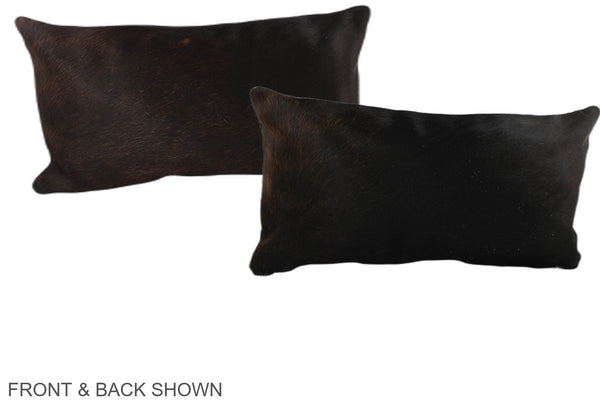 Chocolate Cowhide Pillow #A38545