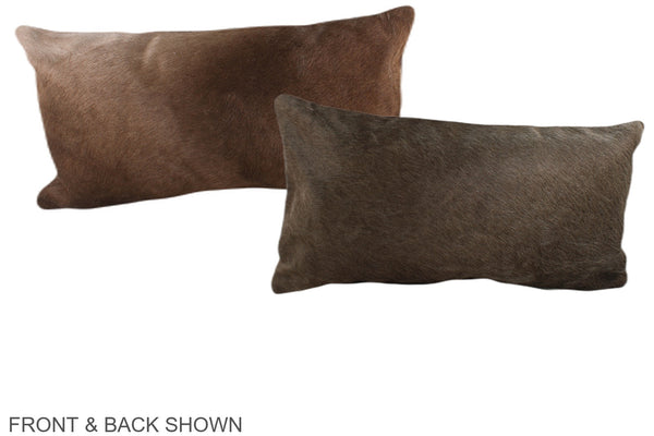 Chocolate Cowhide Pillow #A38550