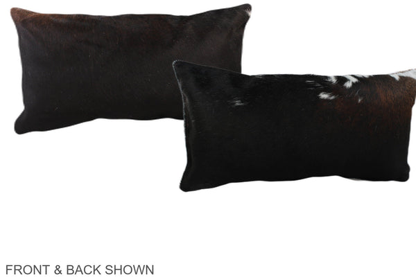 Chocolate Cowhide Pillow #A38551