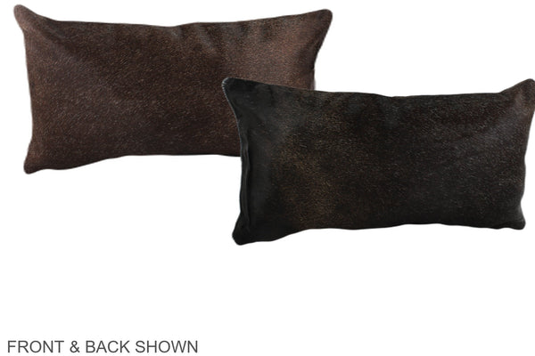 Chocolate Cowhide Pillow #A38553