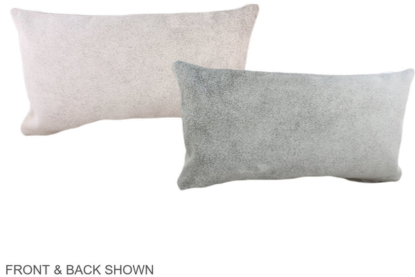 Grey Cowhide Pillow #A38554