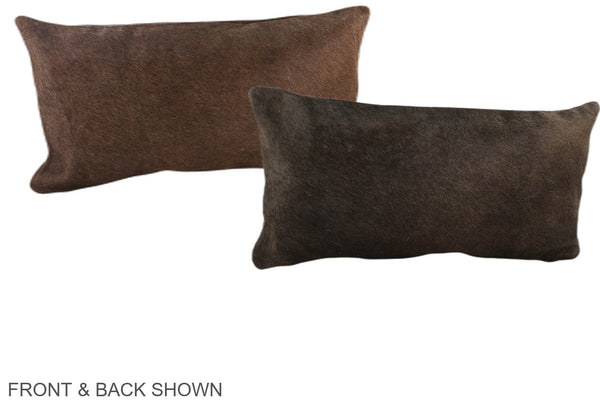 Chocolate Cowhide Pillow #A38559