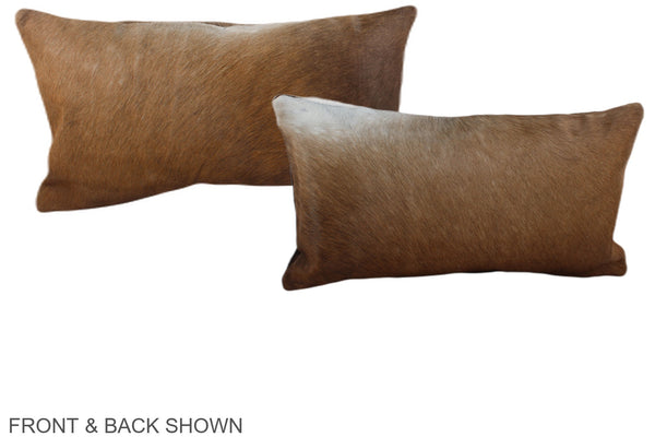 Chocolate Cowhide Pillow #A38565