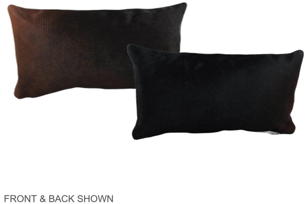 Chocolate Cowhide Pillow #A38567