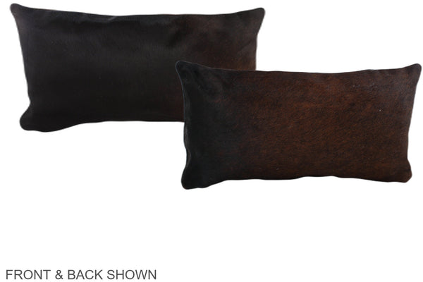 Chocolate Cowhide Pillow #A38570