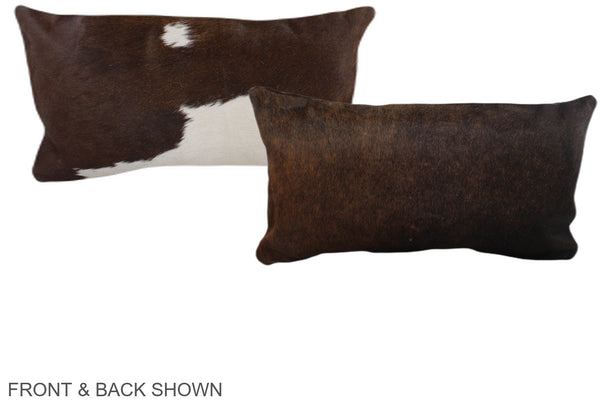 Chocolate Cowhide Pillow #A38571