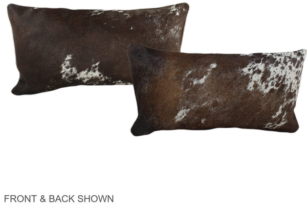 Chocolate Cowhide Pillow #A38576