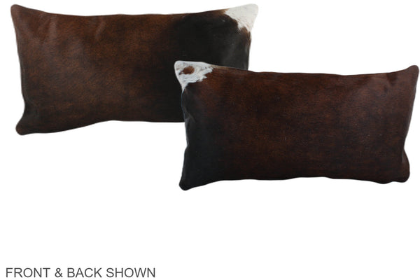 Chocolate Cowhide Pillow #A38583