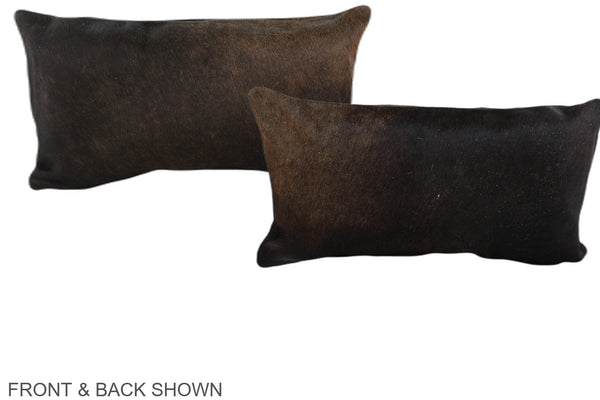 Chocolate Cowhide Pillow #A38591