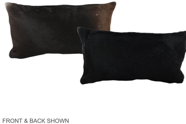 Chocolate Cowhide Pillow #A38596