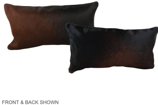 Chocolate Cowhide Pillow #A38599