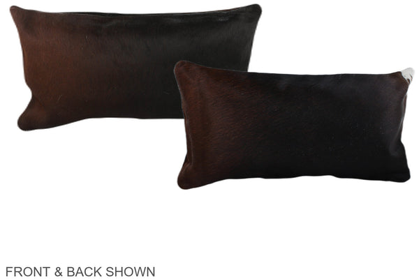 Chocolate Cowhide Pillow #A38601