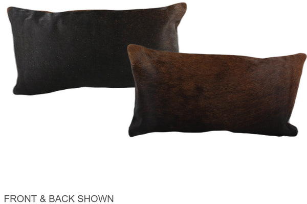 Chocolate Cowhide Pillow #A38606