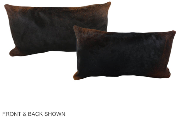 Chocolate Cowhide Pillow #A38608