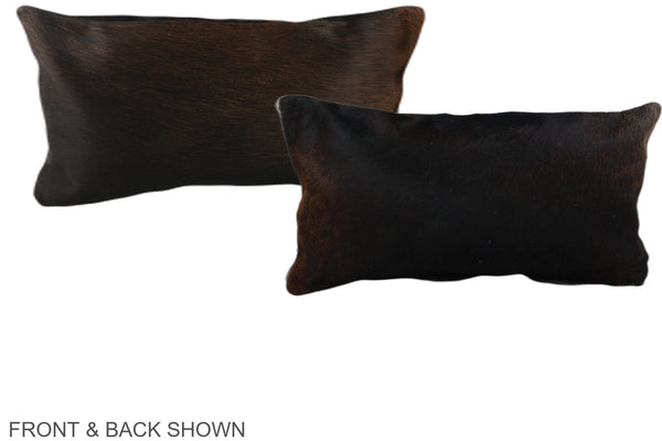 Chocolate Cowhide Pillow #A38614