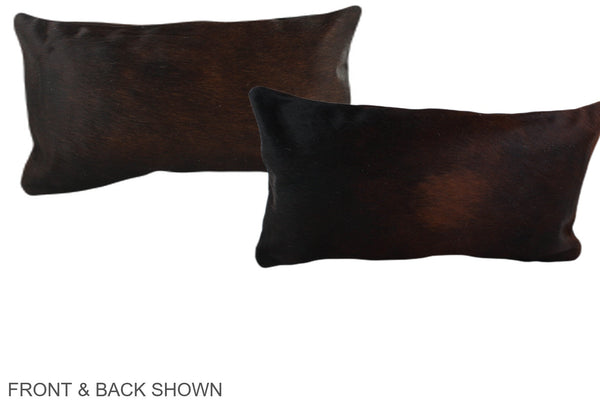 Chocolate Cowhide Pillow #A38619