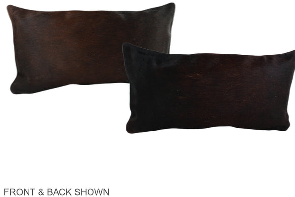 Chocolate Cowhide Pillow #A38621
