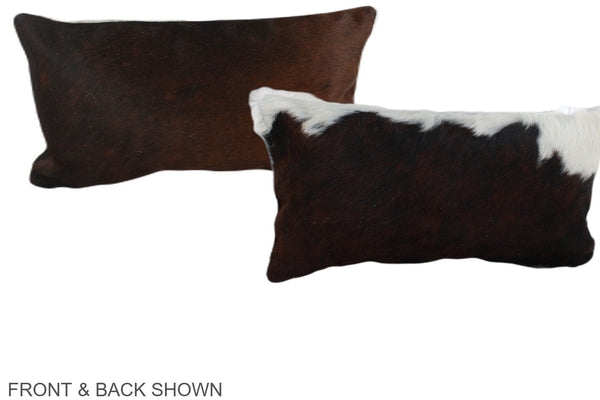 Chocolate Cowhide Pillow #A38630