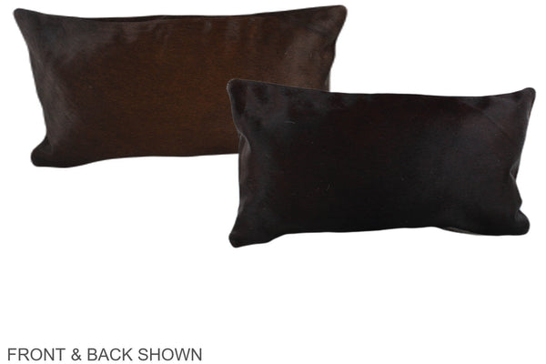 Chocolate Cowhide Pillow #A38633