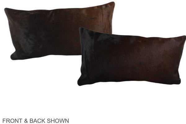 Chocolate Cowhide Pillow #A38638