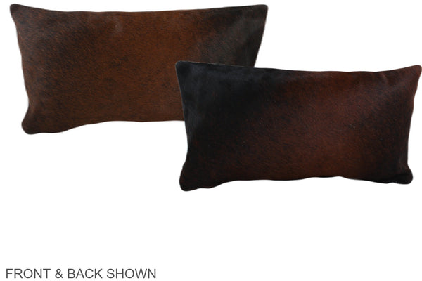 Chocolate Cowhide Pillow #A38642
