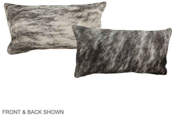 Grey Cowhide Pillow #A38644